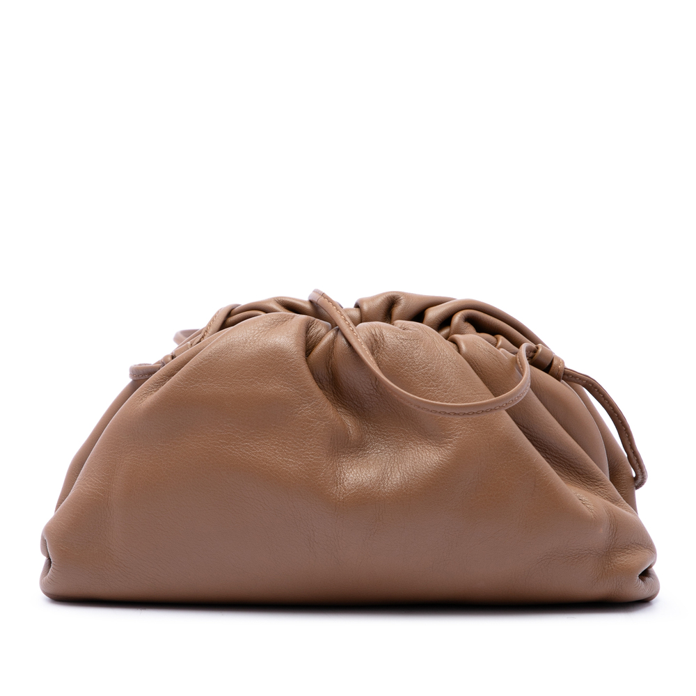 Pre-Loved Bottega Veneta Lambskin The Mini Pouch Crossbody